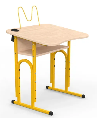 Стіл учнівський 05 №4-6/700х500 нахил МФ Вересень